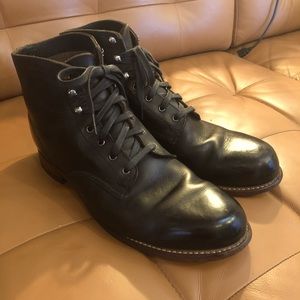 Wolverine 1000 Mile Black Boots - Size 12